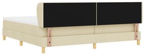 Boxspring Ágy Matracra - Krém - 200x200 cm - Szövet