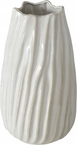 Kerámia Váza Fehér Dekoratív Elegáns Vízálló Nanny 25,5 CM