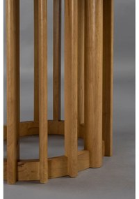 Kerek étkezőasztal tölgyfa dekoros asztallappal ø 120 cm Barlet – Dutchbone