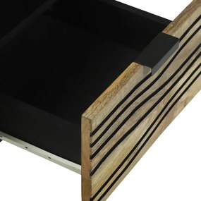 TV Szekrény - 70x33.5x46 cm, Tömör Mangóból