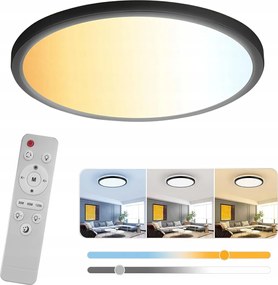 Led Panel Lámpatest 29cm kerek 24W Falra Szerelhető mennyezeti