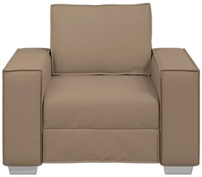 Kávébarna Műbőr Karosszék 59 cm
