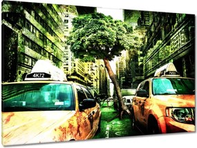 Festmények 120x80 Zöld New York