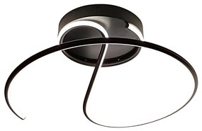 Milagro LED Felületre szerelhető csillár DELTA LED/30W/230V fekete MI2556