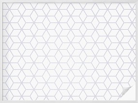 Öntapadós ablakfólia adatvédelem Lila rombuszok 200x146