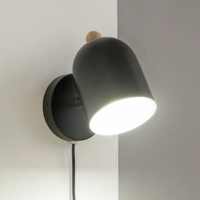 BRILAGI - GALLION irányítható fali spotlámpa 1xE27/15W/230V fekete