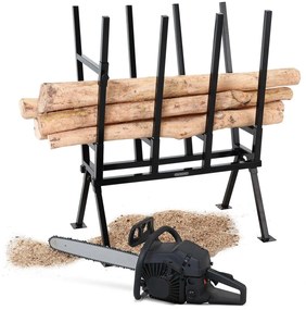 AXEL fűrészbak, 77x50x105cm, fekete Gardebruk