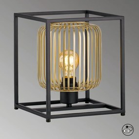 Fischer & Honsel modern asztali lámpa caydo bézs fekete szürke fhl50620