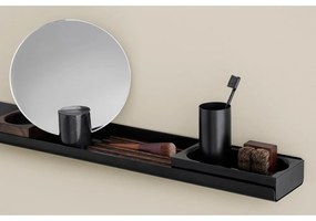 Fekete fém fürdőszobai polc, hosszúság 51 cm - Blomus