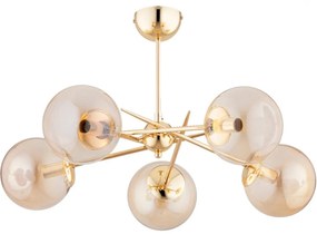 Felületre szerelhető csillár PRIMERY 5xE14/10W/230V arany