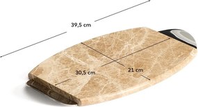 Márvány szervírozó vágódeszka 39,5 x 21 cm Adoma – Kave Home