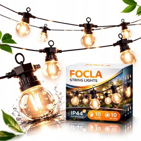 Kerti Fényfüzér 10LED IP44 Filament