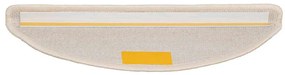 20 db fehér lépcsőszőnyeg 56x17x3 cm