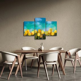 Sárga tulipán képe (90x60 cm)