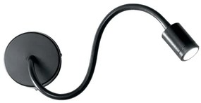 Ideal Lux - FOCUS LED/4W/230V CRI 90 fekete flexibilis lámpa