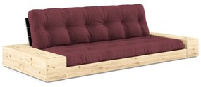 Borvörös kinyitható kanapé 244 cm Base – Karup Design