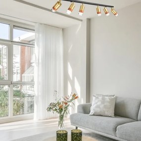 Spotlámpa AURORA 6xGU10/10W/230V