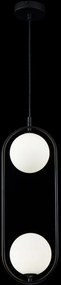 Maytoni modern függeszték ring fehér fekete mymod013pl-02b