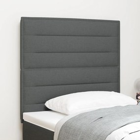 Fejtámla Vonalak Design Sötétszürke 80 cm Szövet