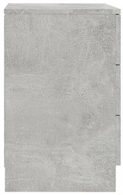 2 db betonszürke szerelt fa éjjeliszekrény 38 x 35 x 56 cm