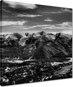 Vászonkép 40x40 Tátra Lengyel hegyek Kilátás