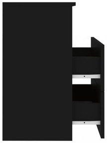 fekete éjjeliszekrény 50 x 32 x 60 cm