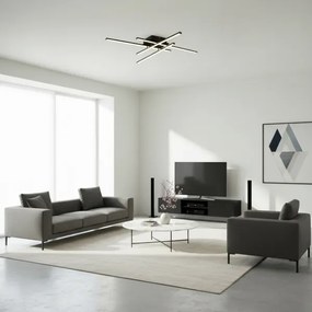 Brilagi - STRIPES LED mennyezeti lámpatest LED/37W/230V fekete