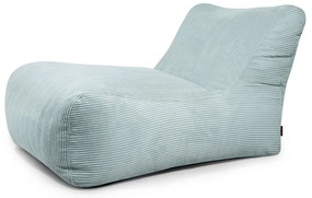 Mentazöld kordbársony babzsákfotel Lounge 100 – SLOWDOWN