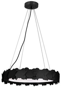 LED Csillár zsinóron SOHO 1xLED/24W/230V fekete