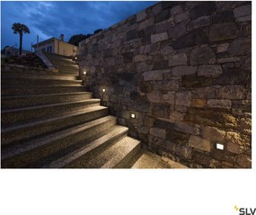 SLV 233605 DOWNUNDER Kültéri Falba Építhető Lámpa Antracit, Fekete LED IP55