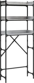vidaXL szürke sonoma színű szerelt fa mosógéppolc 67 x 25 x 163 cm
