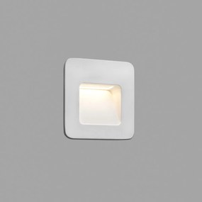 FARO NASE-1 kültéri beépíthető lámpa, fehér, 3000K melegfehér, beépített LED, 3W, IP44, 70395