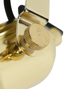 Ipari kerek reflektor arany 1-lámpás - Tommy