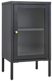 Fekete fém tálalószekrény 38x70 cm Dalby – House Nordic