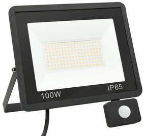 meleg fehér fényű szenzoros LED-reflektor 100 W