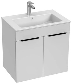 JIKA H4536011763001 - CUBE fürdőszobai szekrény mosdóval, 60,7x65 cm, fehér