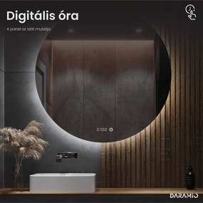 Kavics alakú tükör LED-világítással G8