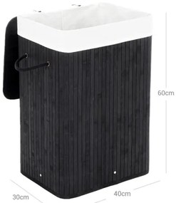 GUS szennyeskosár, fekete