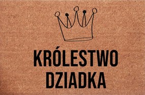Lábtörlő az ajtóhoz Ajándék nagypapának Nagypapa királysága