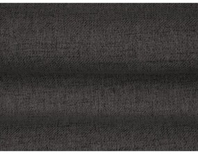 Fekete kárpitozott ágyneműtartós franciaágy ágyráccsal 180x200 cm Mamaia – Micadoni Home