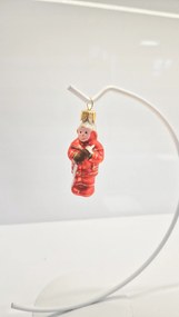 Karácsonyfa gömb üveg tűzoltó forma