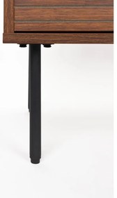 Barna komód diófa dekorral 110x74x40 cm Stripes – White Label