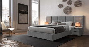 Franciaágy 160 cm Lavinto (szürke) (ágyráccsal). 1028161