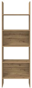 Könyvespolc kézműves tölgy 60 x 35 x 180 cm Faanyag