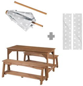 Gyerek kerti bútorszett 4 db-os Outdoor + – Roba