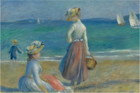 Kép - Auguste Renoir, Figures on the Beach, reprodukciók (90x60 cm)