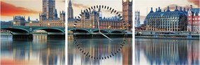 Kép - a Parlament londoni házai (órával) (90x30 cm)