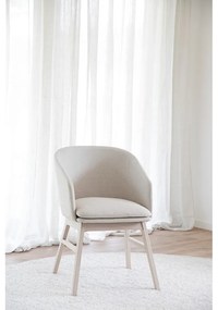 Bézs kárpitozott étkezőfotel szett 2 db-os Windham – Rowico