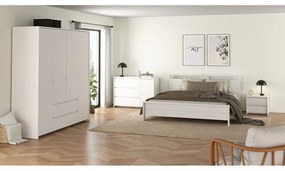 Fehér éjjeliszekrény Next – Tvilum