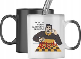 Mágikus Bögre Sakkozóknak Színváltós Nyomtatott Fotóval